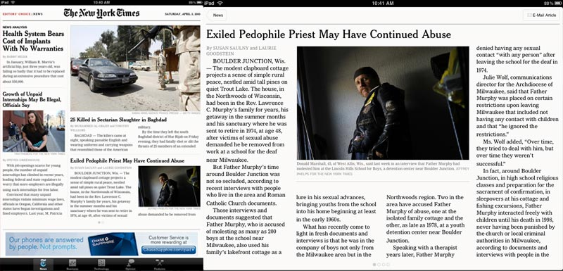 Illustration for article titled iPad News Apps
